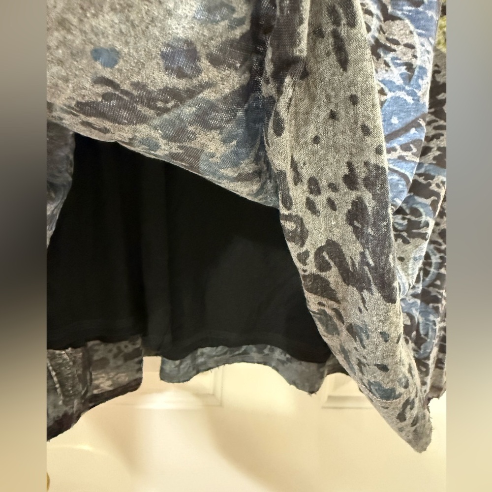 Reversible Black and Multicolor Patterned Women's… - image 7